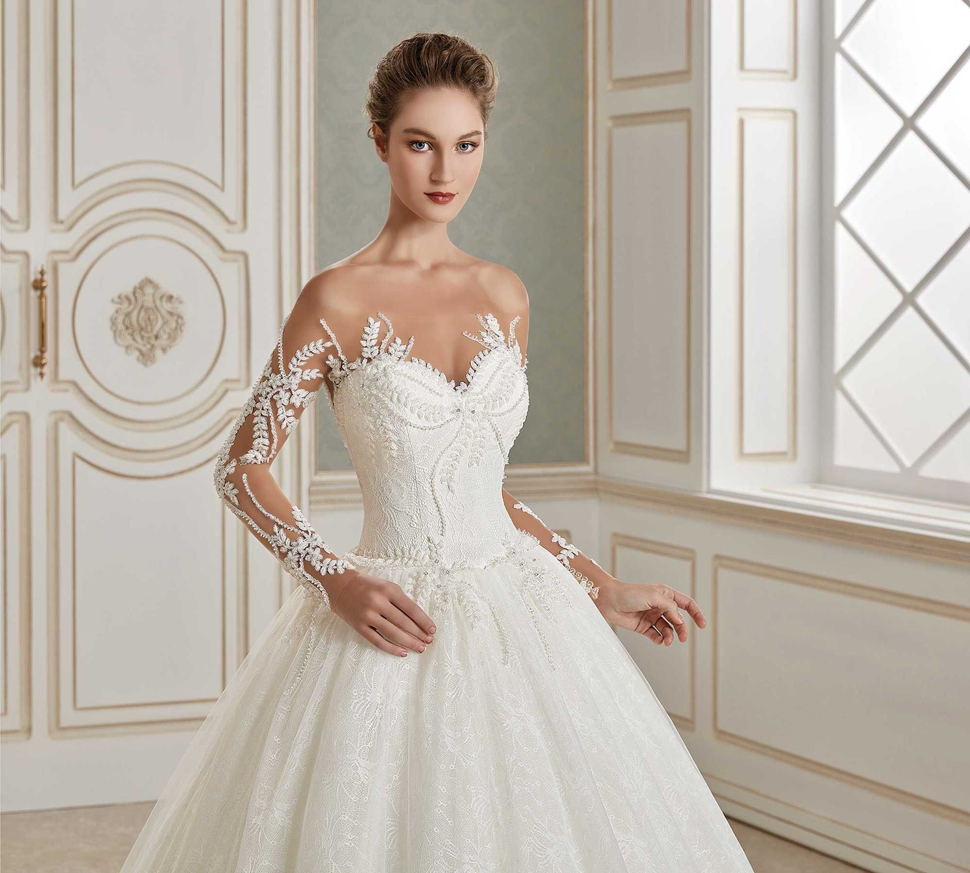Prenses Gelinlik Modelleri 34017-112