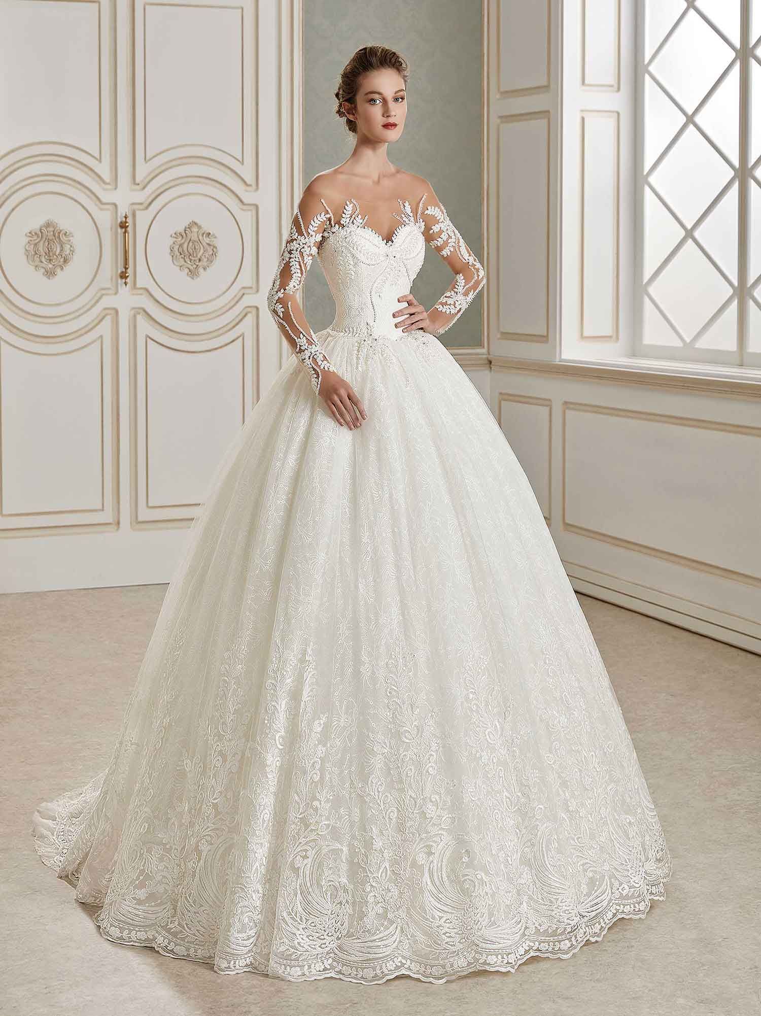 Prenses Gelinlik Modelleri 34017-112