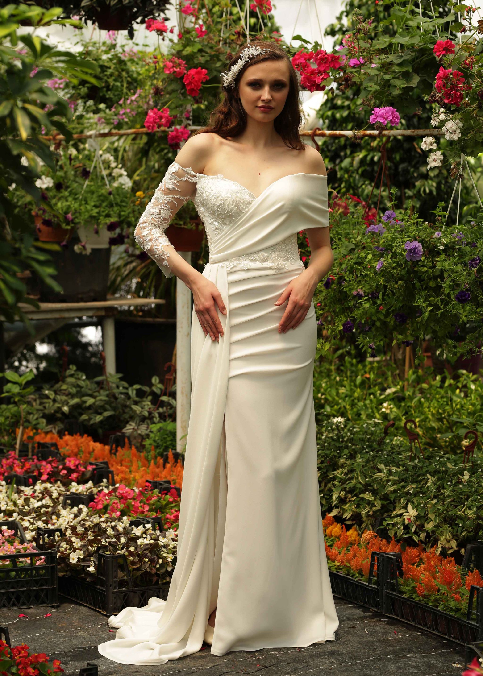 Romantik Helen Gelinlik Modelleri 3262