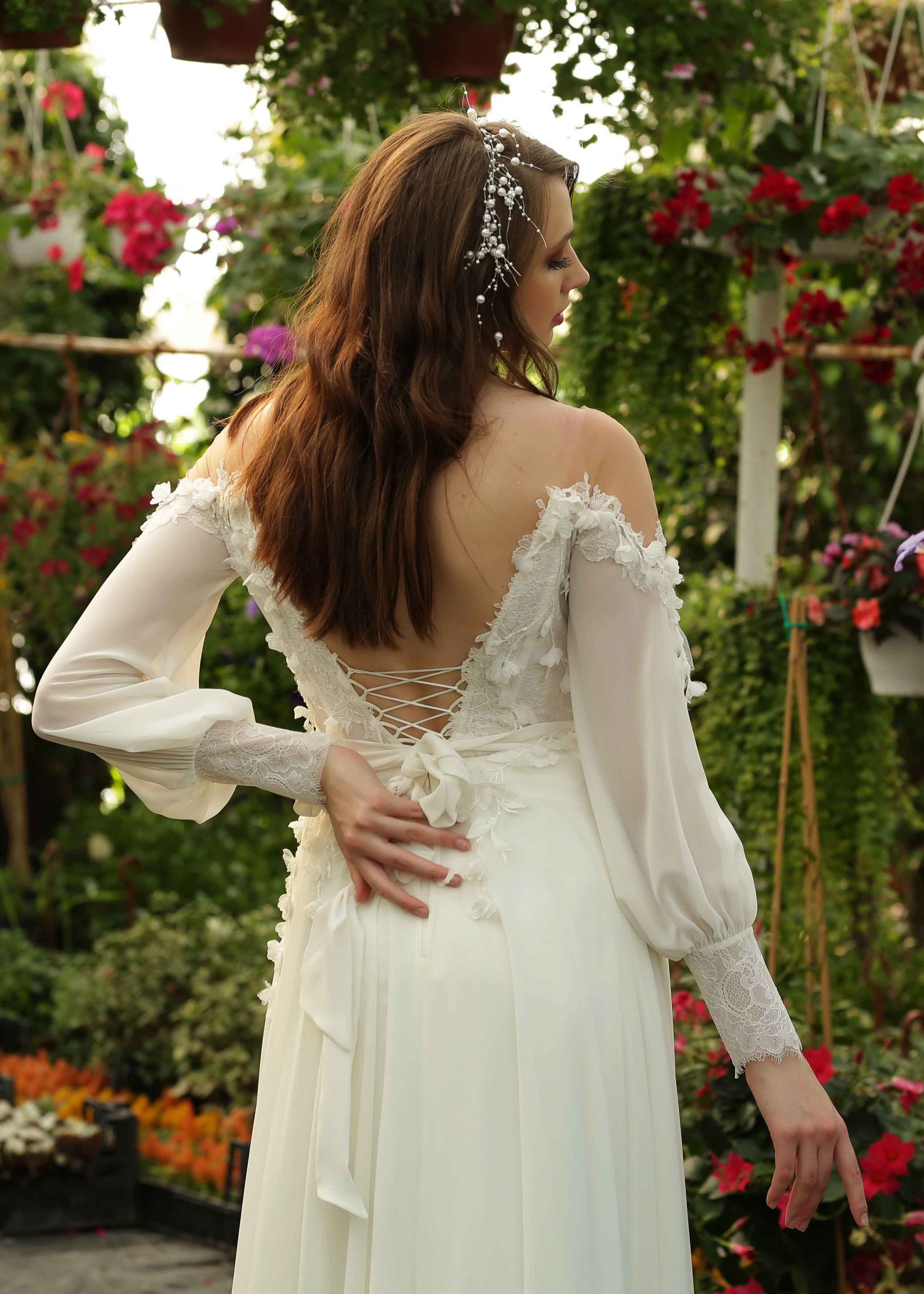 Romantik Helen Gelinlik Modelleri 7019