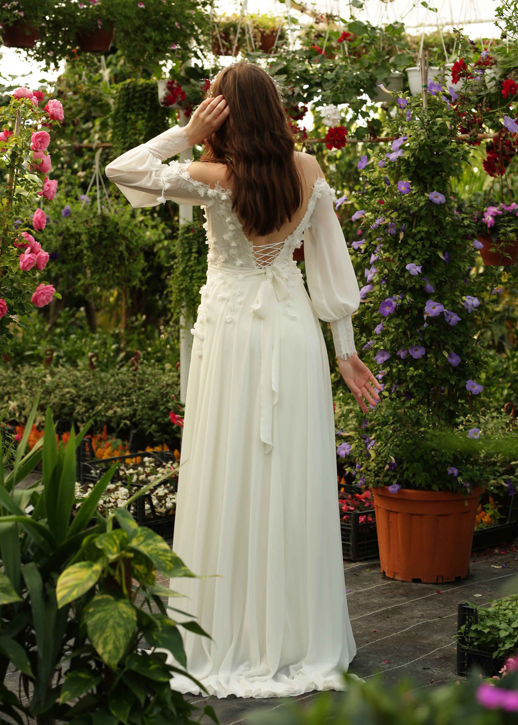 Romantik Helen Gelinlik Modelleri 7019